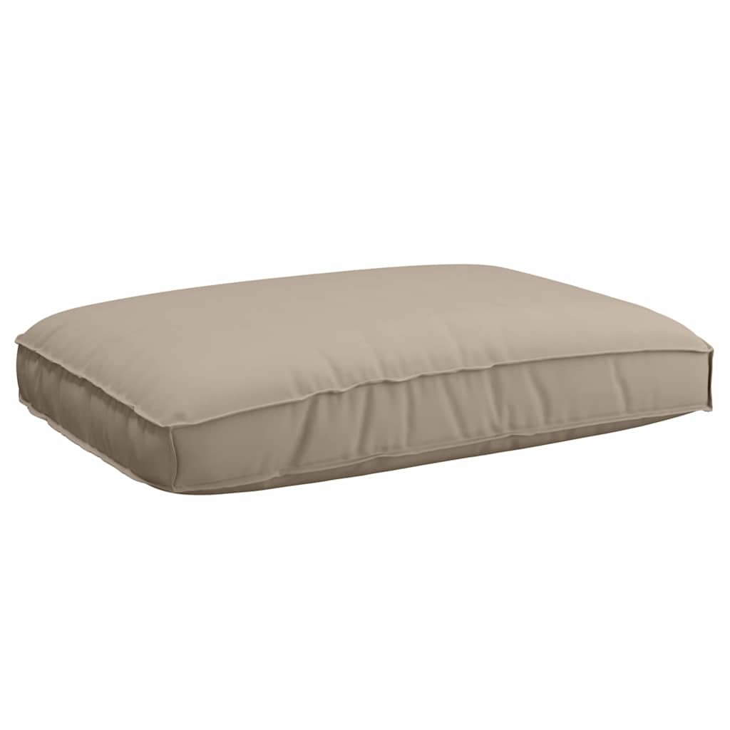 Kissen Taupe 120 x 80 x 12 cm Oxford-Stoff