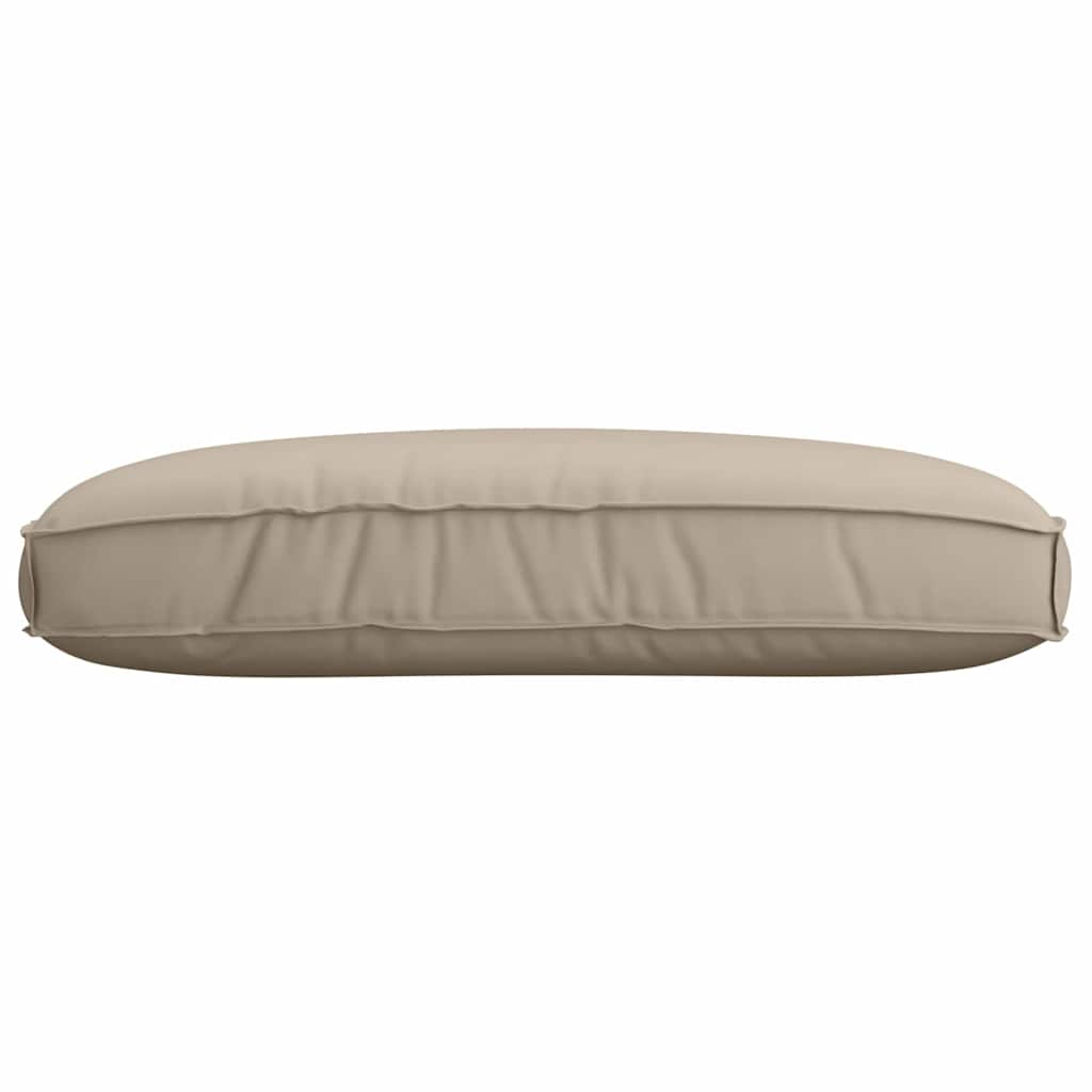 Kissen Taupe 120 x 80 x 12 cm Oxford-Stoff