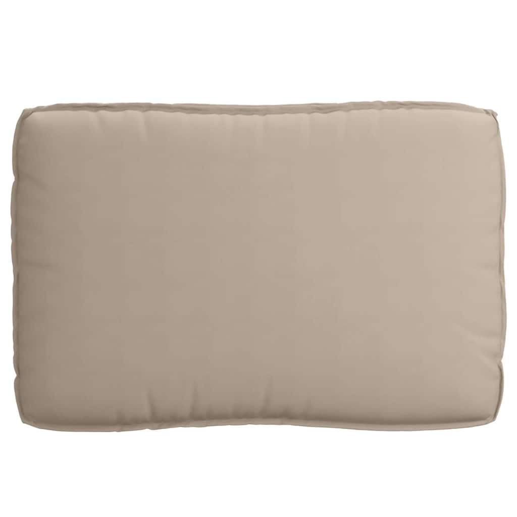 Kissen Taupe 120 x 80 x 12 cm Oxford-Stoff