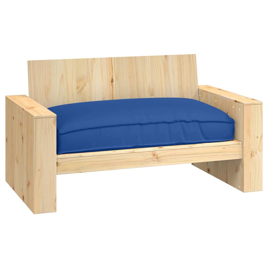 Kissen Königsblau 120 x 80 x 12 cm Oxford-Stoff