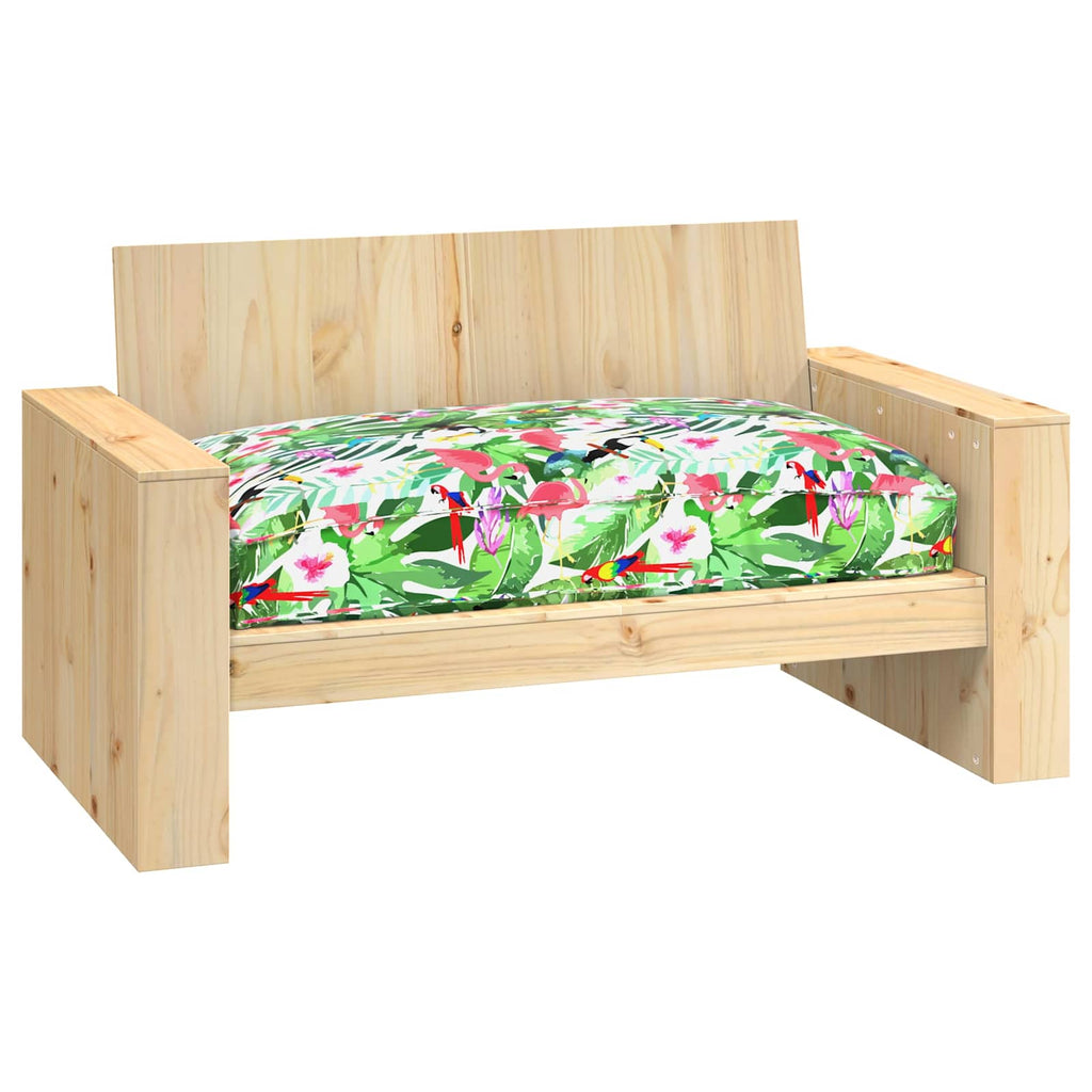 Kissen Floral Mehrfarbig 120 x 80 x 12 cm Oxford-Stoff