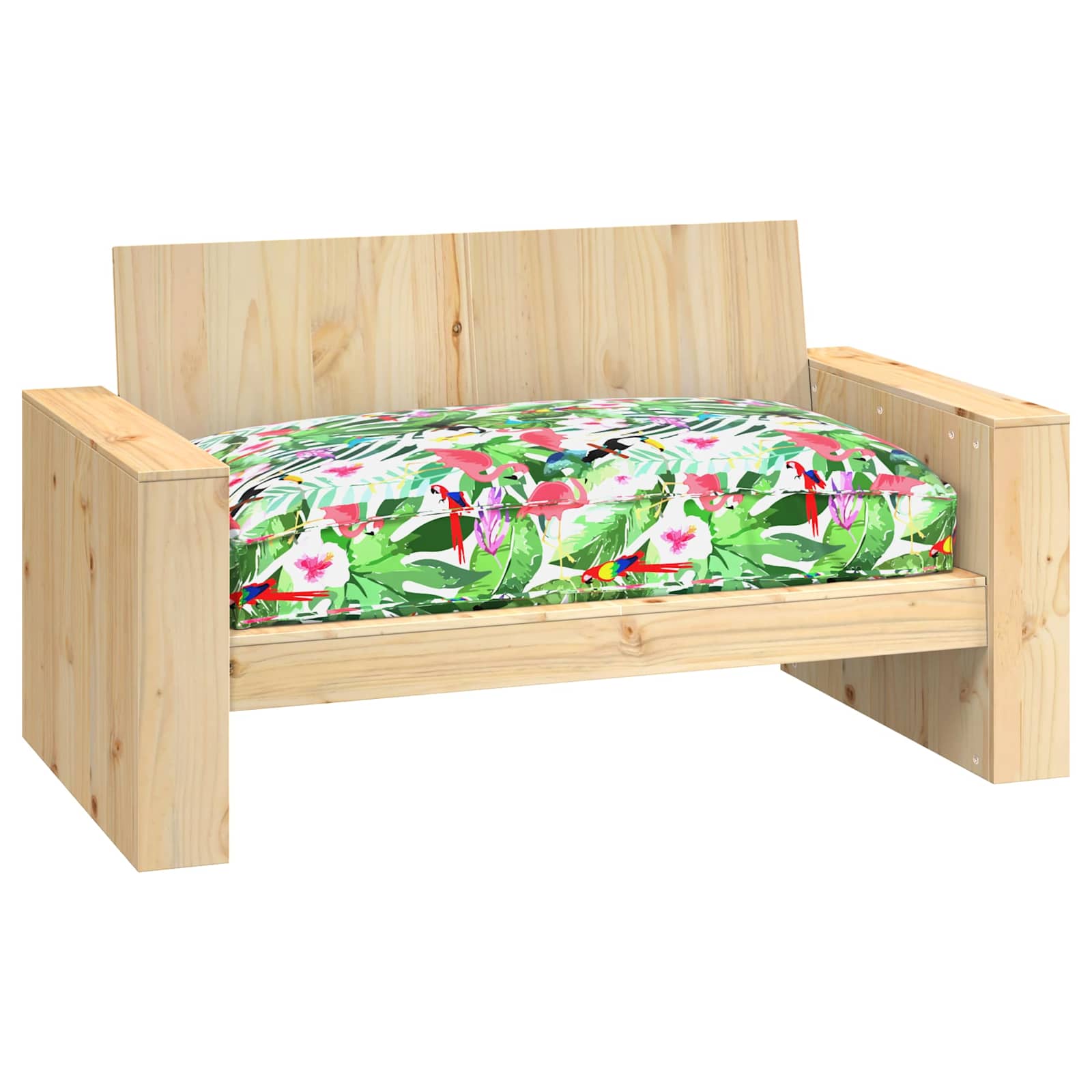 Kissen Floral Mehrfarbig 120 x 80 x 12 cm Oxford-Stoff