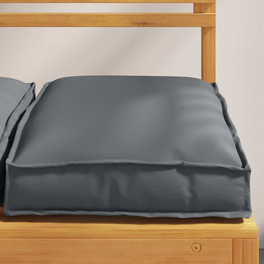 Kissen 2 pcs Anthrazit 40 x 40 x 8 cm Oxford-Stoff