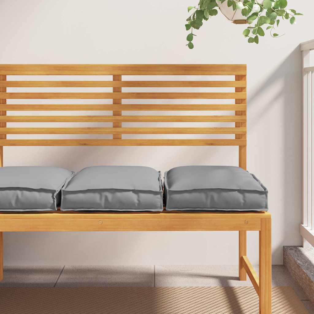 Kissen 2 pcs Grau 40 x 40 x 8 cm Oxford-Stoff