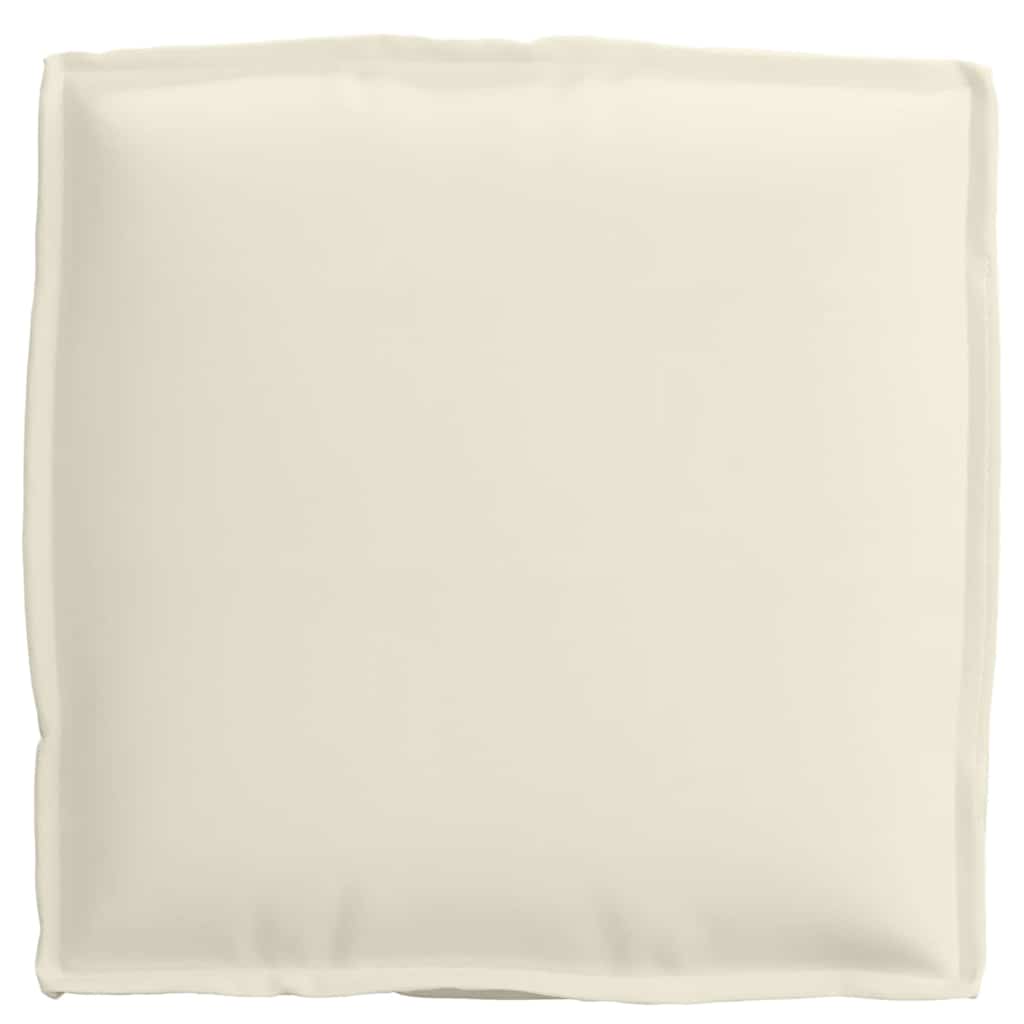 Kissen 2 pcs Creme 40 x 40 x 8 cm Oxford-Stoff