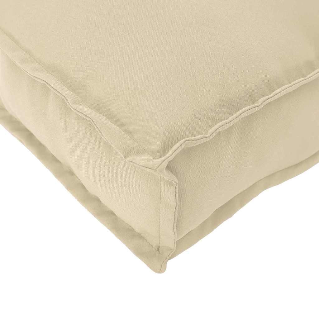 Kissen 2 pcs Beige 40 x 40 x 8 cm Oxford-Stoff