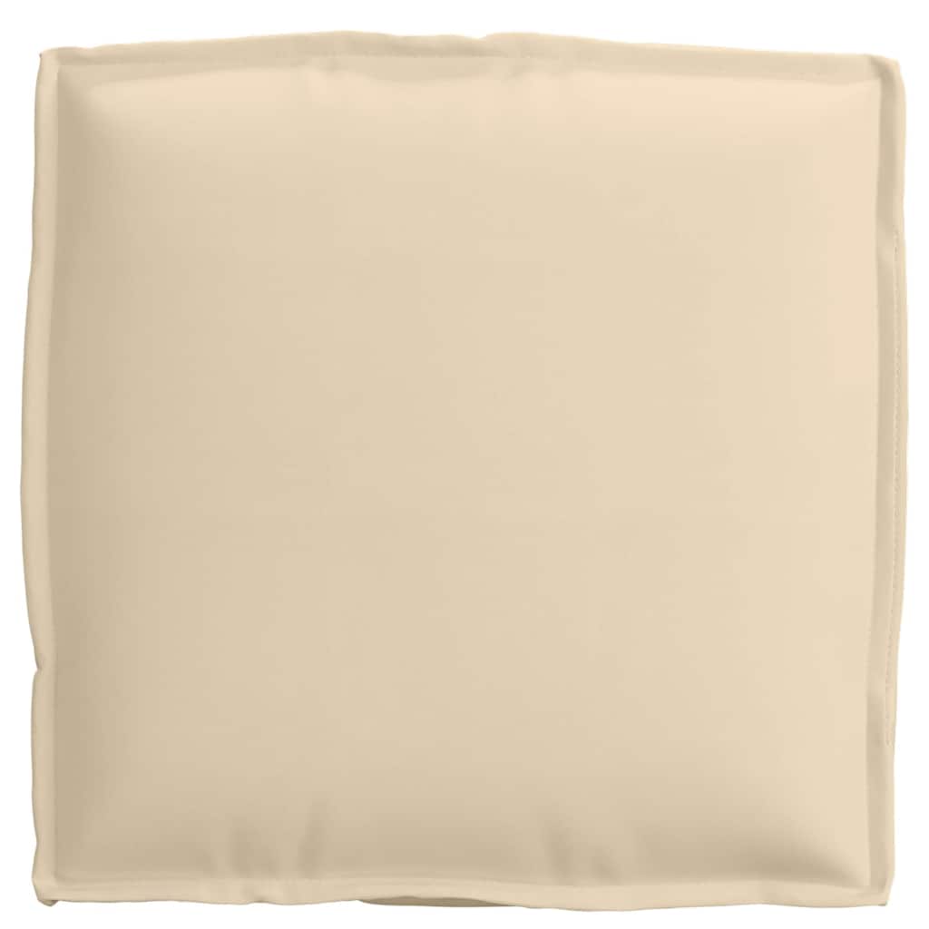 Kissen 2 pcs Beige 40 x 40 x 8 cm Oxford-Stoff