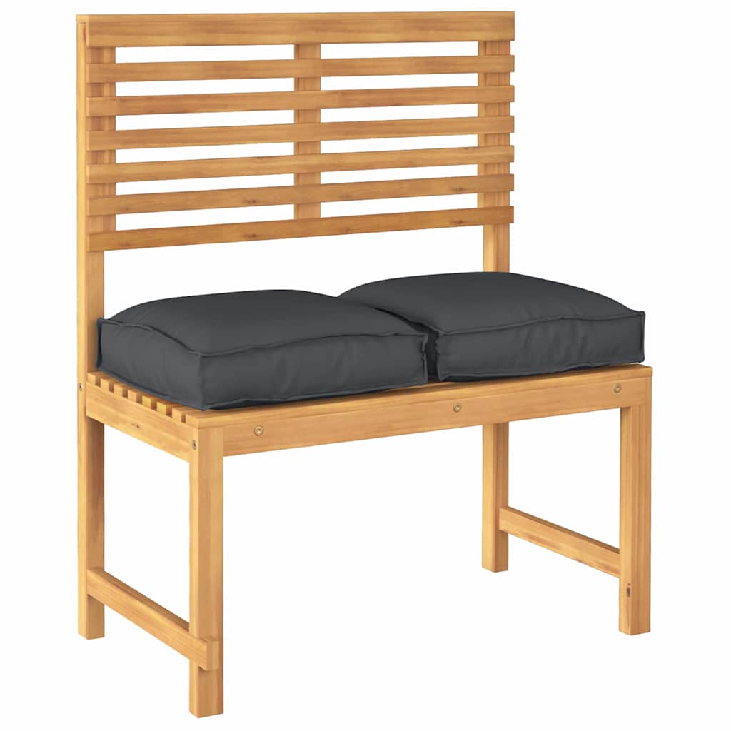 Kissen 2 pcs Schwarz 40 x 40 x 8 cm Oxford-Stoff