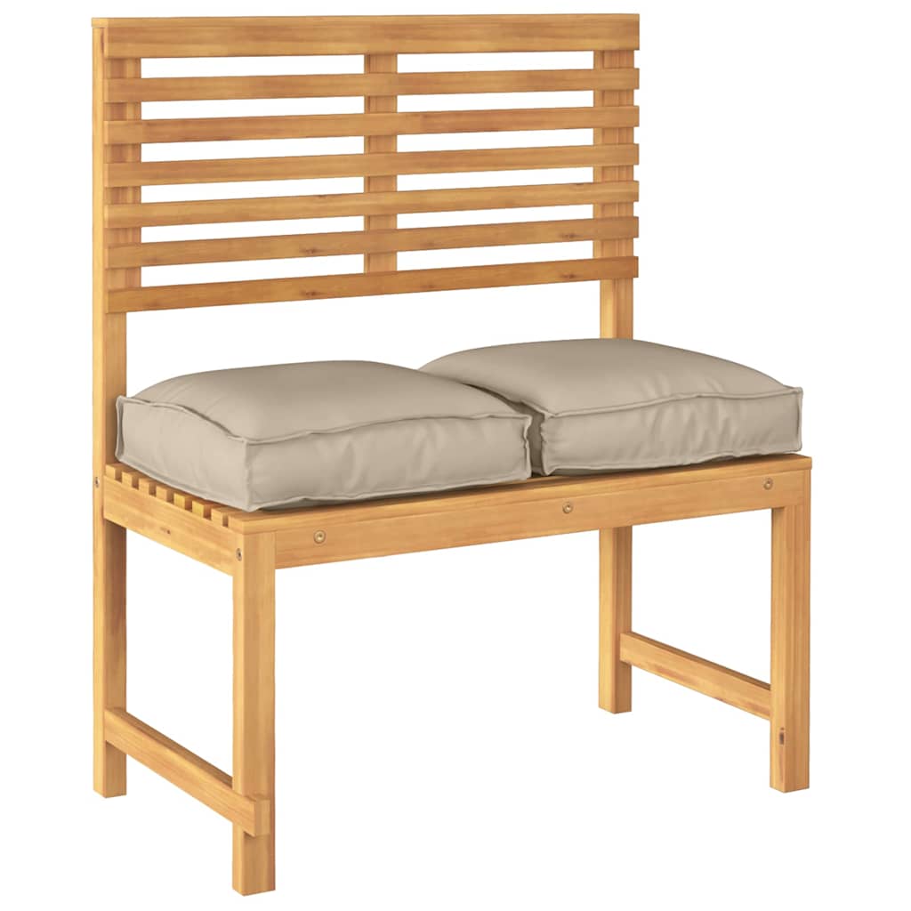 Kissen 2 pcs Taupe 40 x 40 x 8 cm Oxford-Stoff