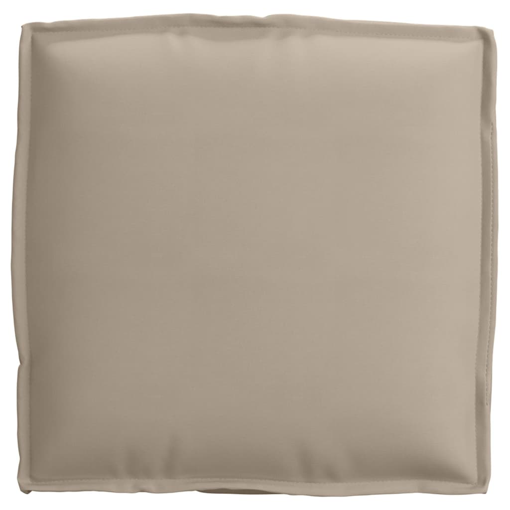 Kissen 2 pcs Taupe 40 x 40 x 8 cm Oxford-Stoff