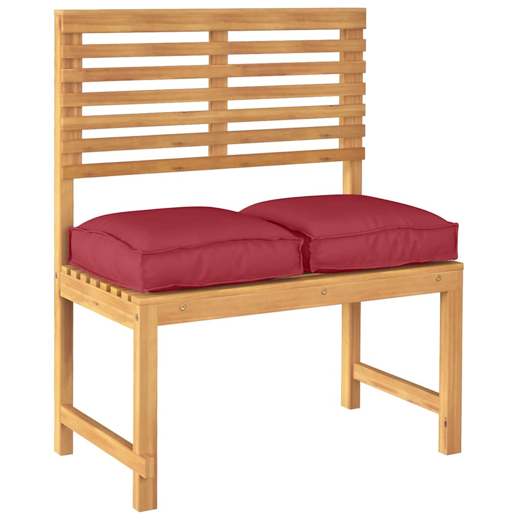 Kissen 2 pcs Weinrot 40 x 40 x 8 cm Oxford-Stoff