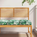 Kissen Blatt 2 pcs Blattmuster 40 x 40 x 8 cm Oxford-Stoff