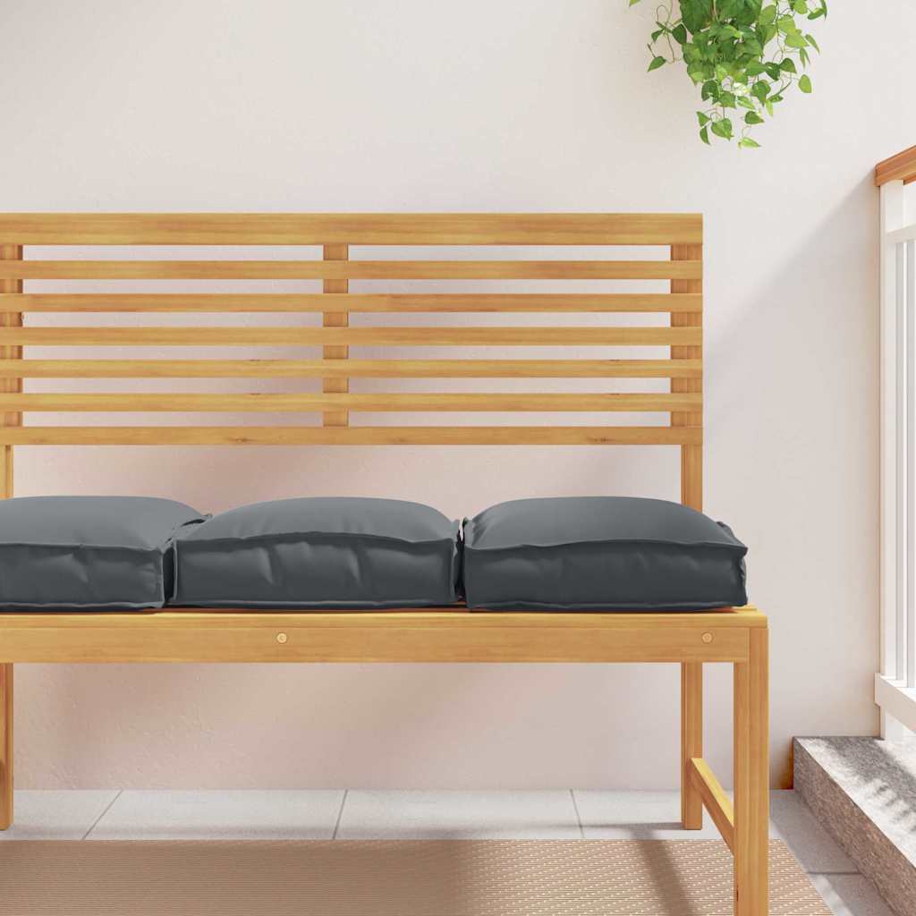 Kissen 4 pcs Anthrazit 40 x 40 x 8 cm Oxford-Stoff