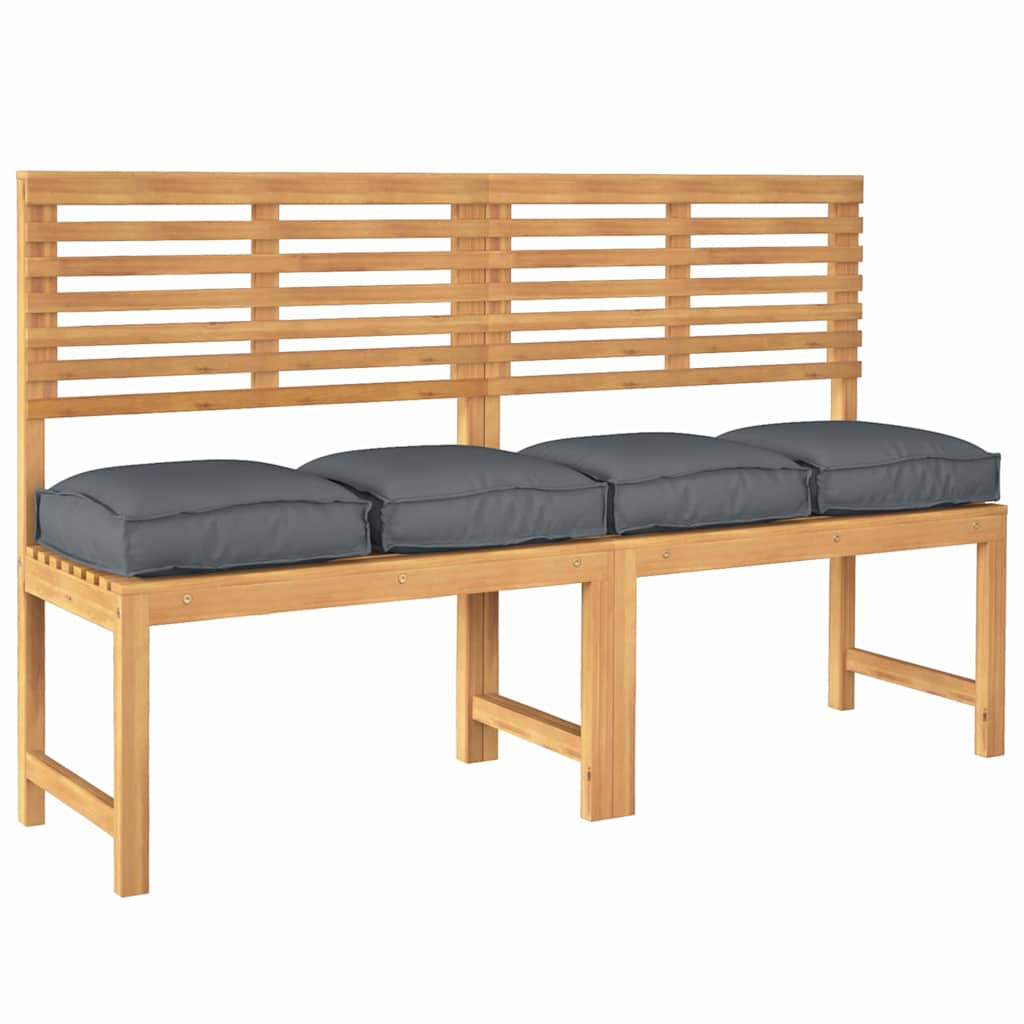 Kissen 4 pcs Anthrazit 40 x 40 x 8 cm Oxford-Stoff
