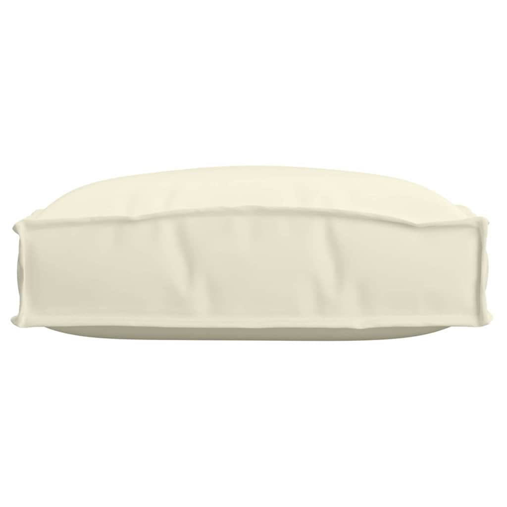 Kissen 4 pcs Creme 40 x 40 x 8 cm Oxford-Stoff