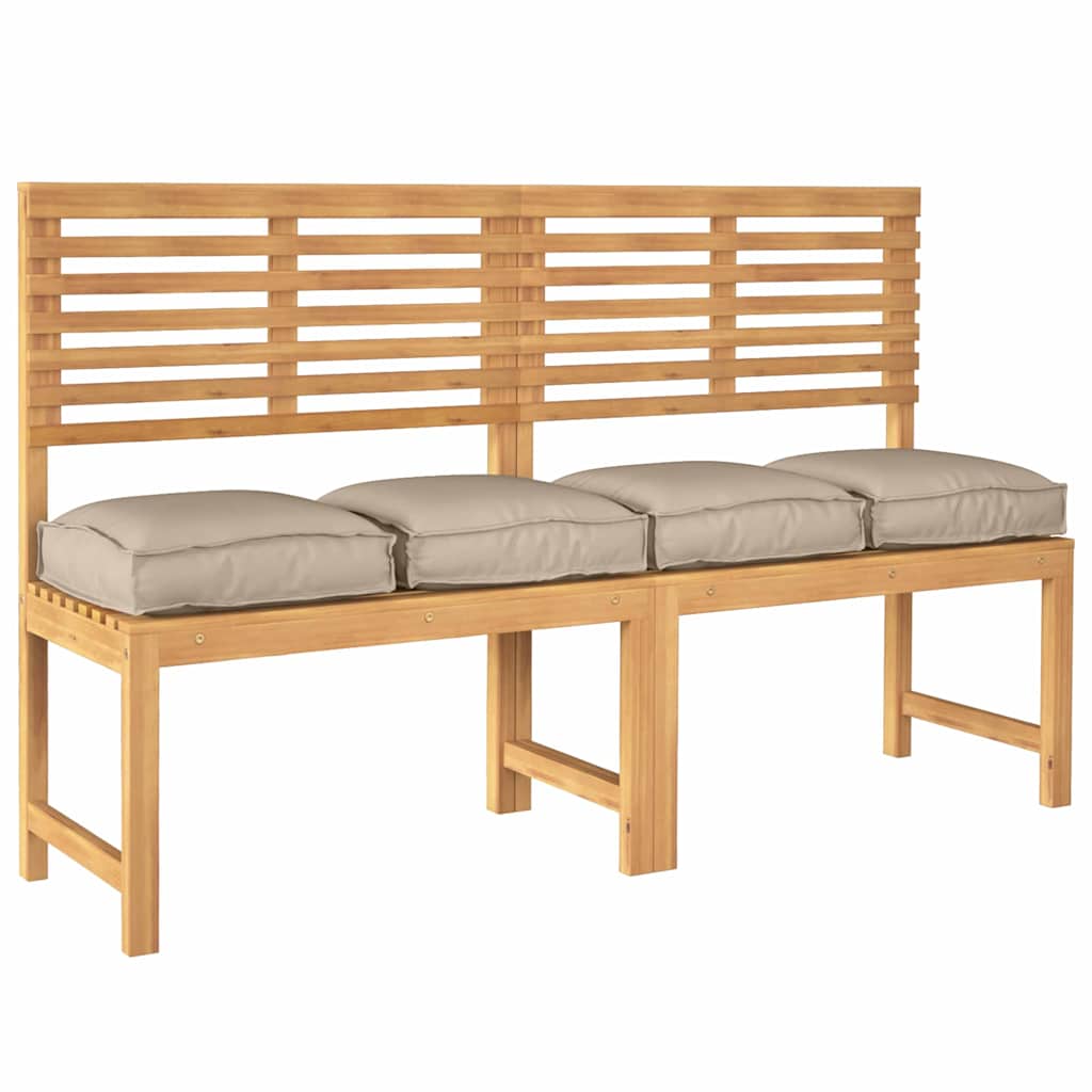Kissen 4 pcs Taupe 40 x 40 x 8 cm Oxford-Stoff