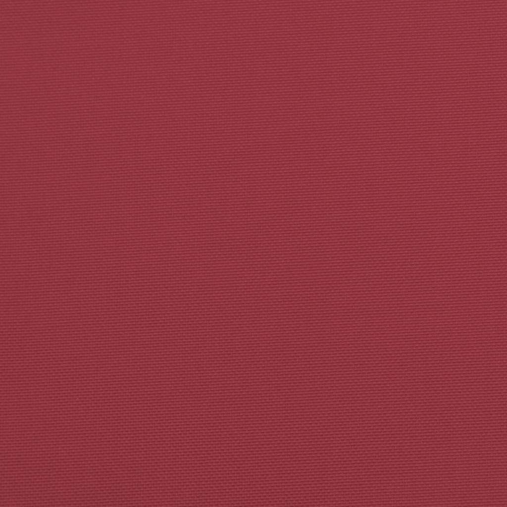 Kissen 4 pcs Weinrot 40 x 40 x 8 cm Oxford-Stoff