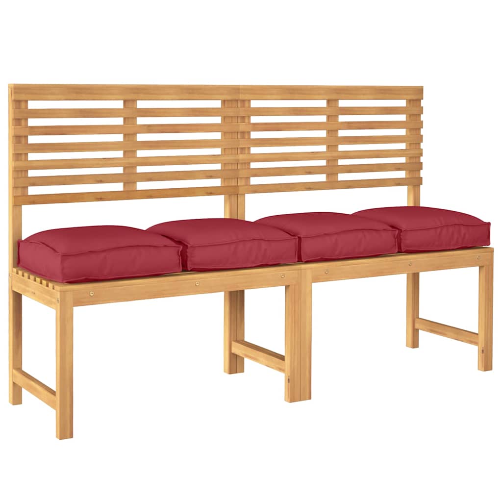 Kissen 4 pcs Weinrot 40 x 40 x 8 cm Oxford-Stoff