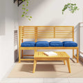 Kissen 4 pcs Königsblau 40 x 40 x 8 cm Oxford-Stoff
