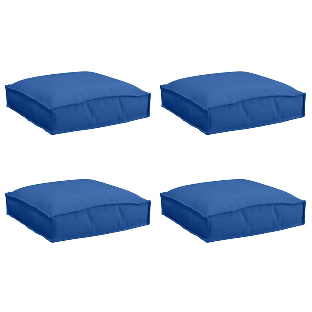 Kissen 4 pcs Königsblau 40 x 40 x 8 cm Oxford-Stoff