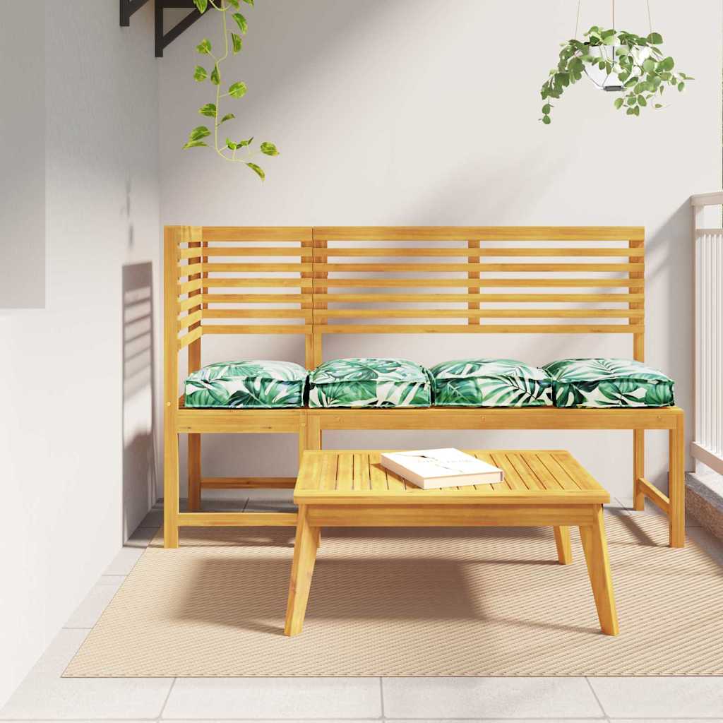 Kissen Blatt 4 pcs Blattmuster 40 x 40 x 8 cm Oxford-Stoff