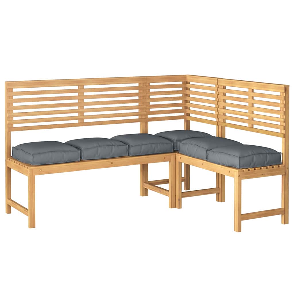 Kissen 6 pcs Anthrazit 40 x 40 x 8 cm Oxford-Stoff