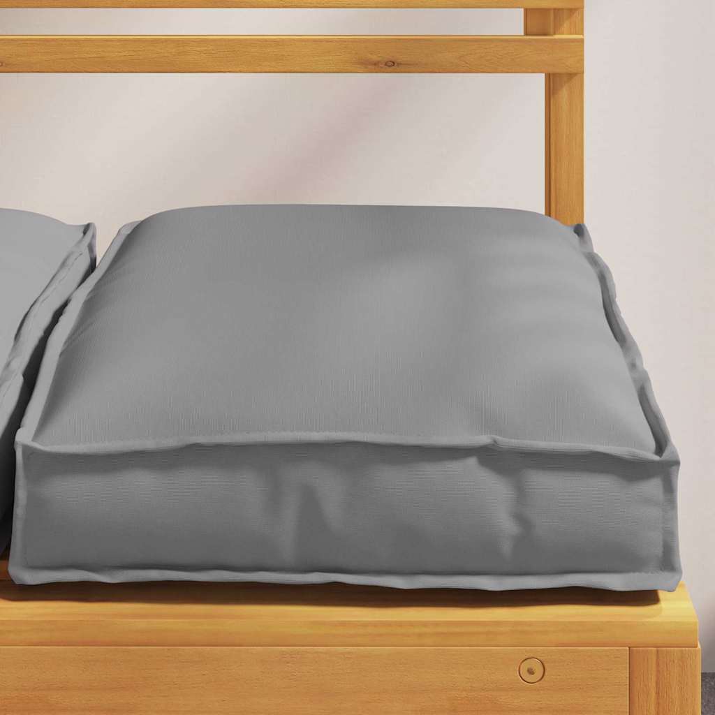 Kissen 6 pcs Grau 40 x 40 x 8 cm Oxford-Stoff