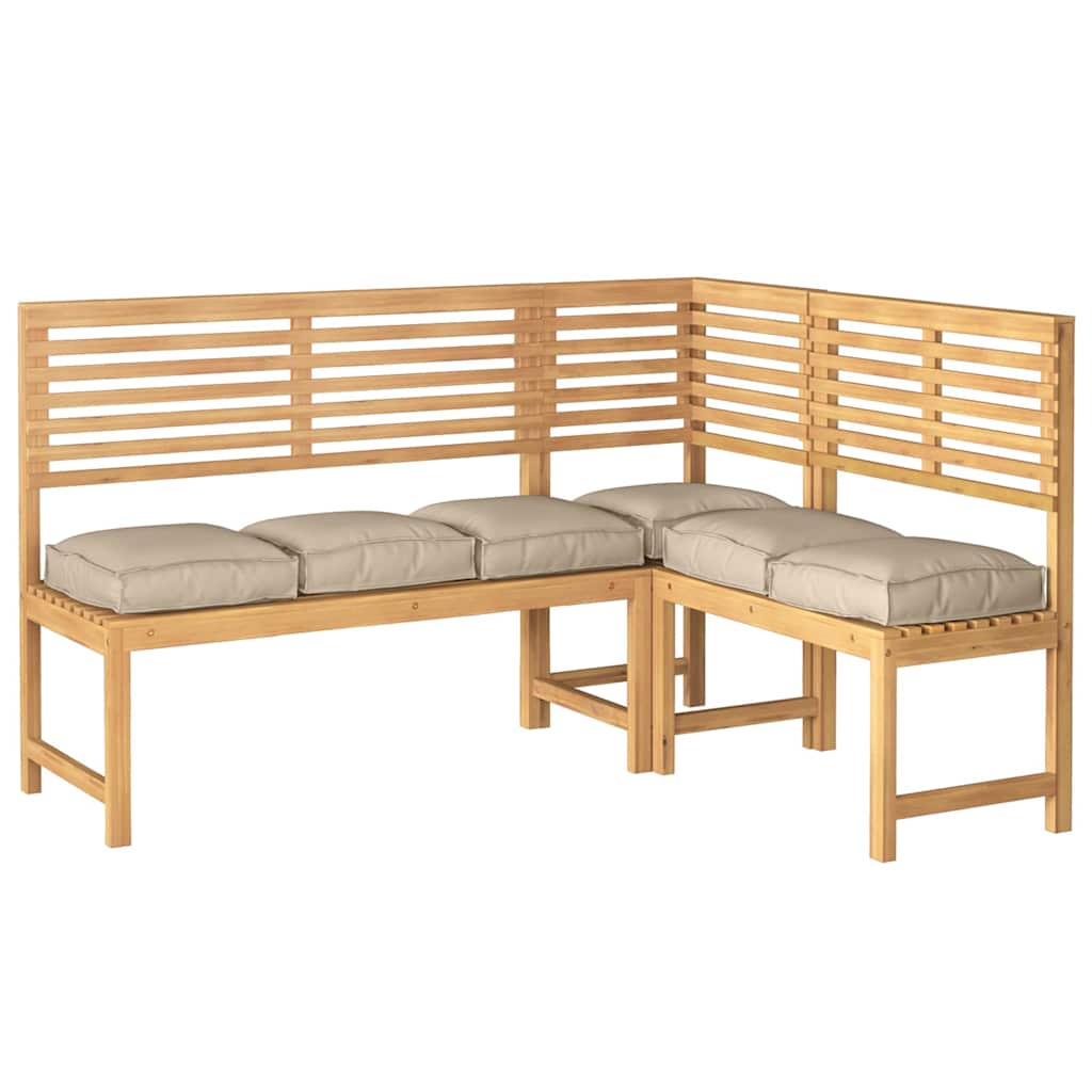 Kissen 6 pcs Taupe 40 x 40 x 8 cm Oxford-Stoff