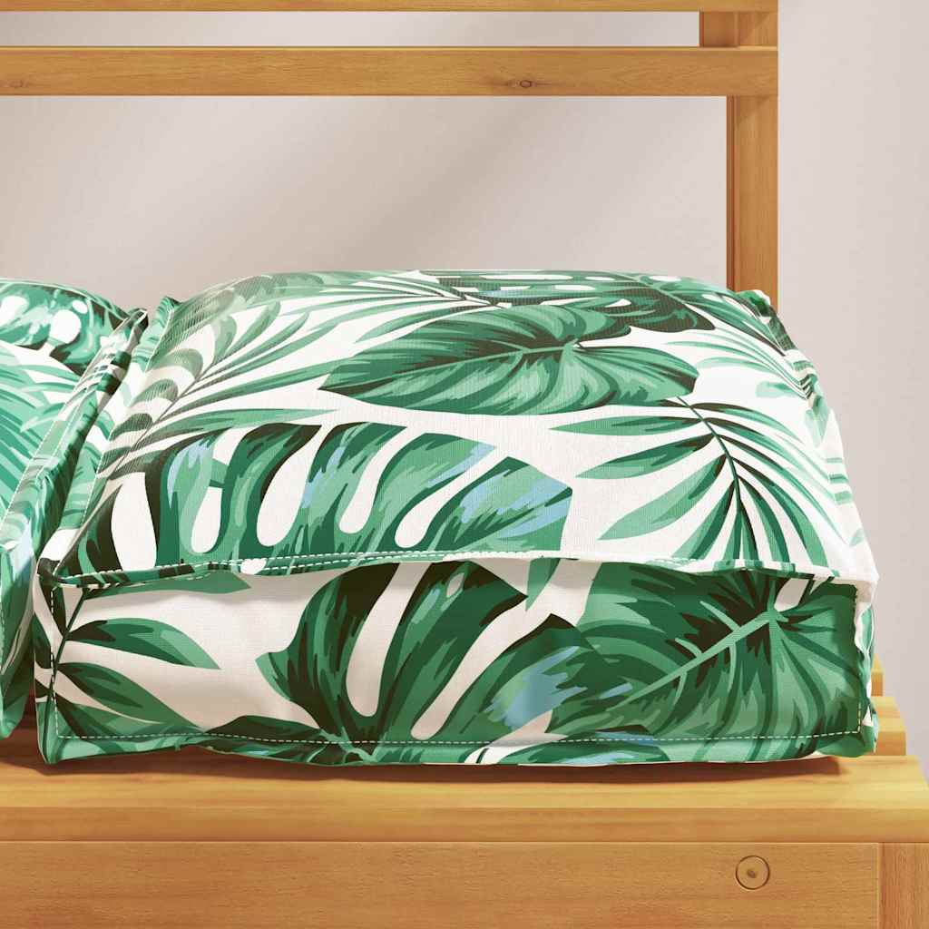 Kissen Blatt 6 pcs Blattmuster 40 x 40 x 8 cm Oxford-Stoff
