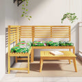 Kissen Floral 6 pcs Mehrfarbig 40 x 40 x 8 cm Oxford-Stoff