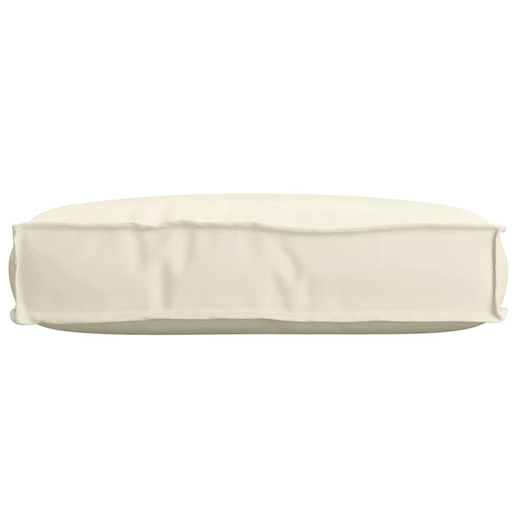 Kissen Creme 60 x 40 x 8 cm Oxford-Stoff