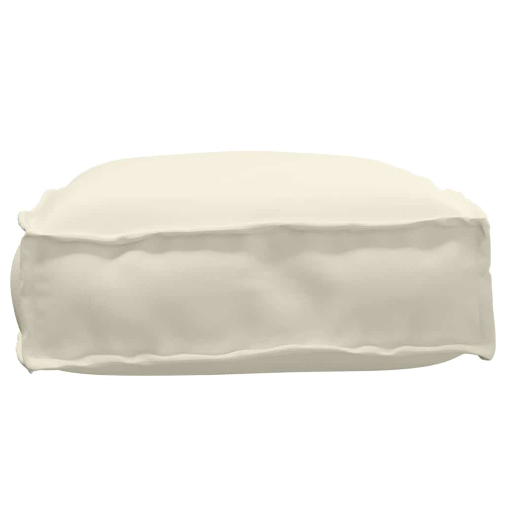 Kissen Creme 60 x 40 x 8 cm Oxford-Stoff