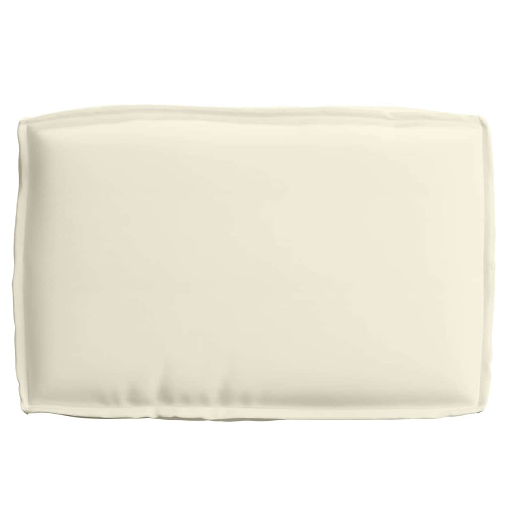 Kissen Creme 60 x 40 x 8 cm Oxford-Stoff
