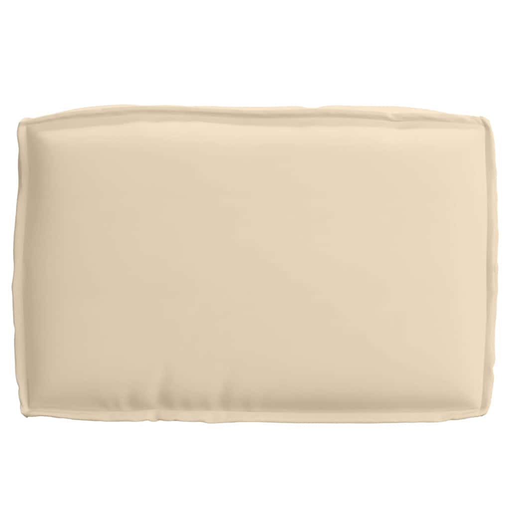 Kissen Beige 60 x 40 x 8 cm Oxford-Stoff