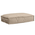 Kissen Taupe 60 x 40 x 8 cm Oxford-Stoff