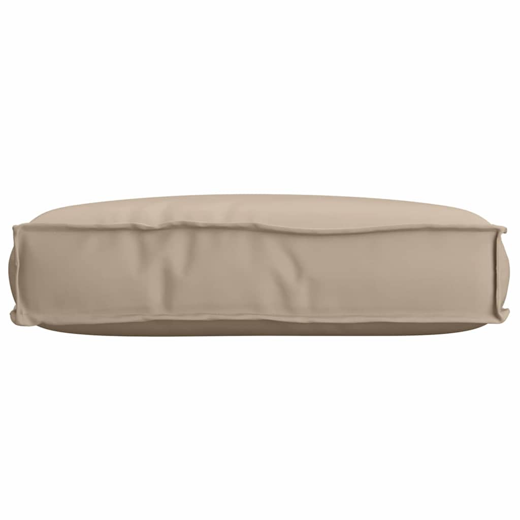 Kissen Taupe 60 x 40 x 8 cm Oxford-Stoff