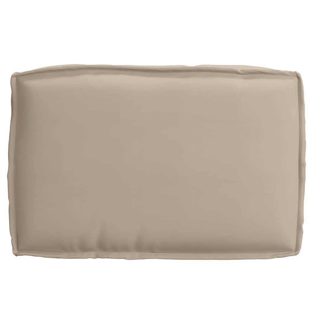 Kissen Taupe 60 x 40 x 8 cm Oxford-Stoff