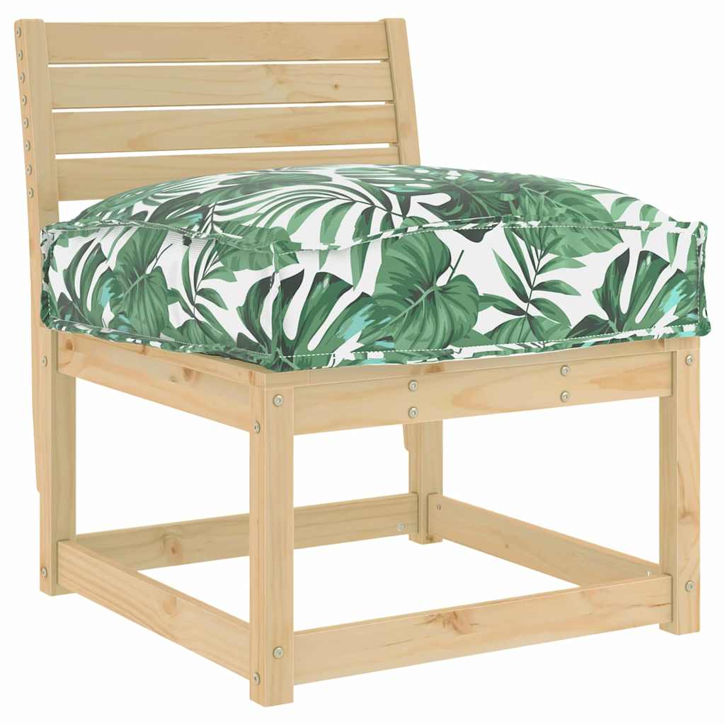 Kissen Blatt Blattmuster 60 x 40 x 8 cm Oxford-Stoff