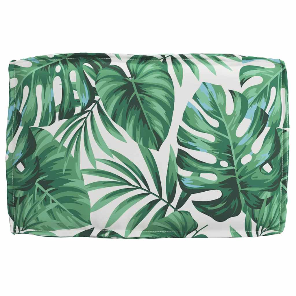 Kissen Blatt Blattmuster 60 x 40 x 8 cm Oxford-Stoff