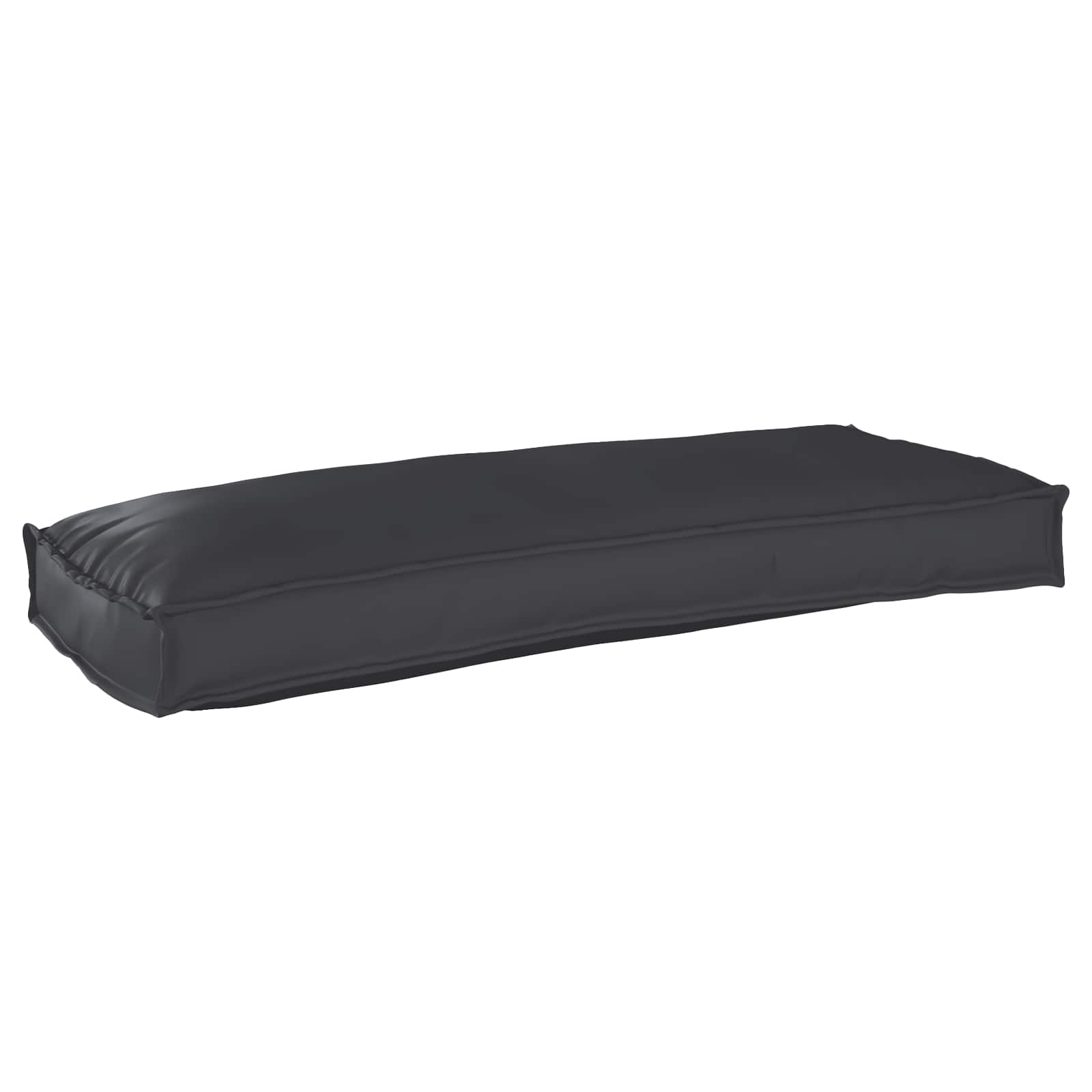 Kissen Schwarz 100 x 40 x 8 cm Oxford-Stoff