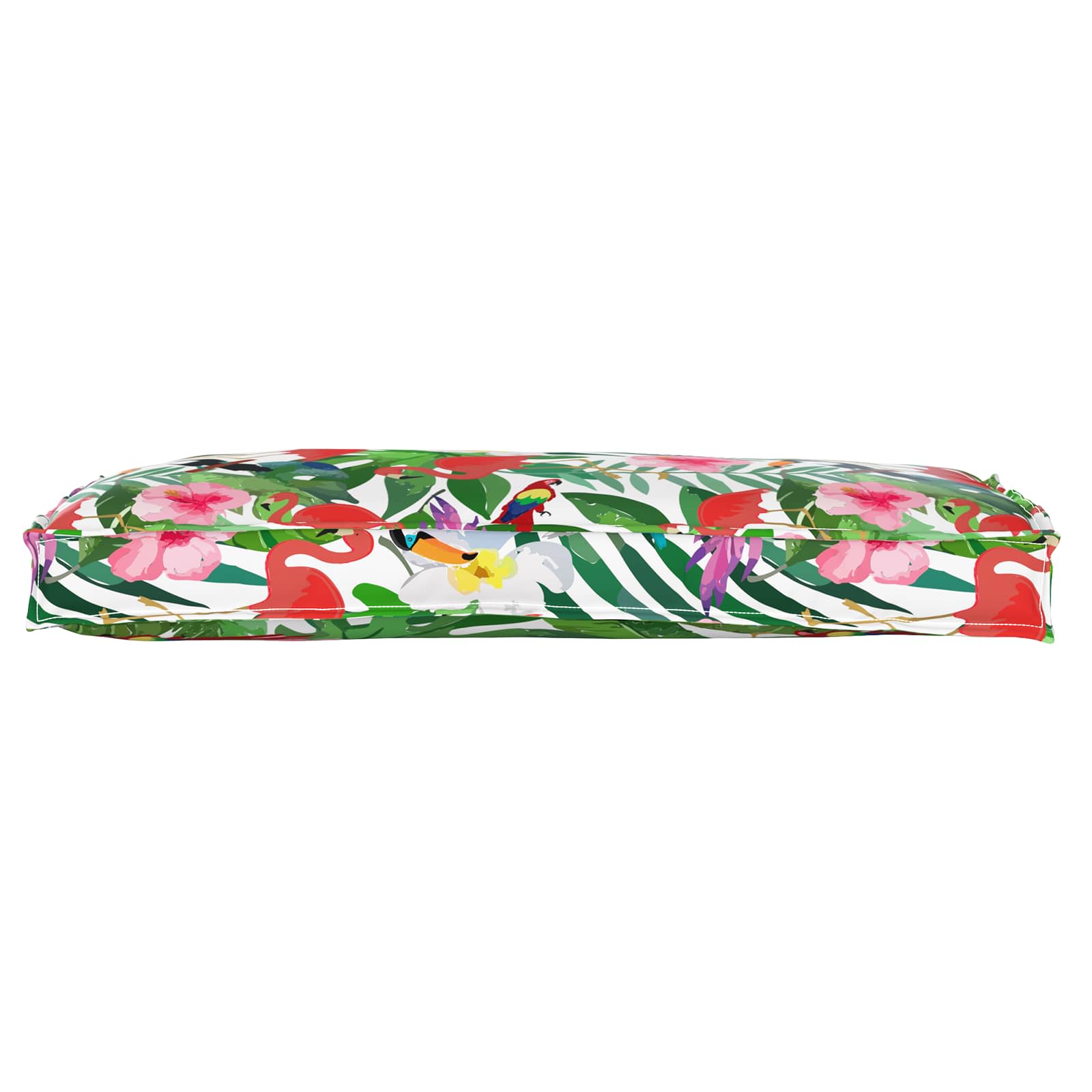 Kissen Floral Mehrfarbig 100 x 40 x 8 cm Oxford-Stoff