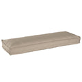 Kissen Taupe 120 x 40 x 8 cm Oxford-Stoff