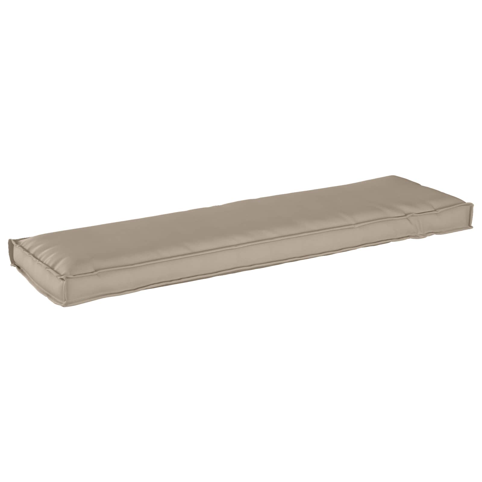 Kissen Taupe 140 x 40 x 8 cm Oxford-Stoff
