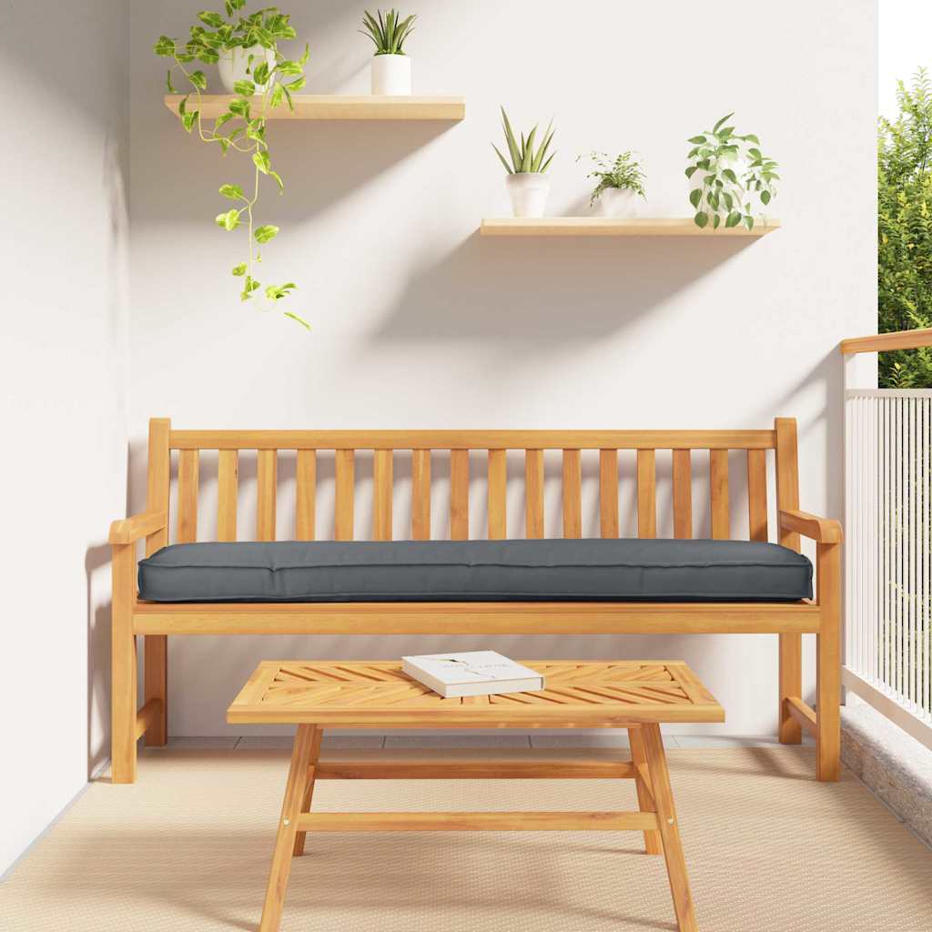 Palettenkissen Anthrazit 180 x 40 x 8 cm Oxford-Stoff