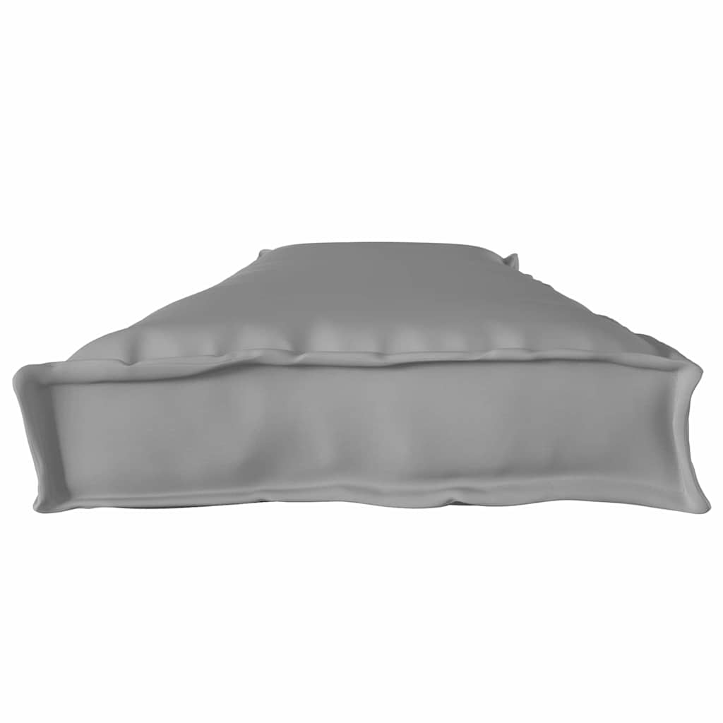 Palettenkissen Grau 180 x 40 x 8 cm Oxford-Stoff