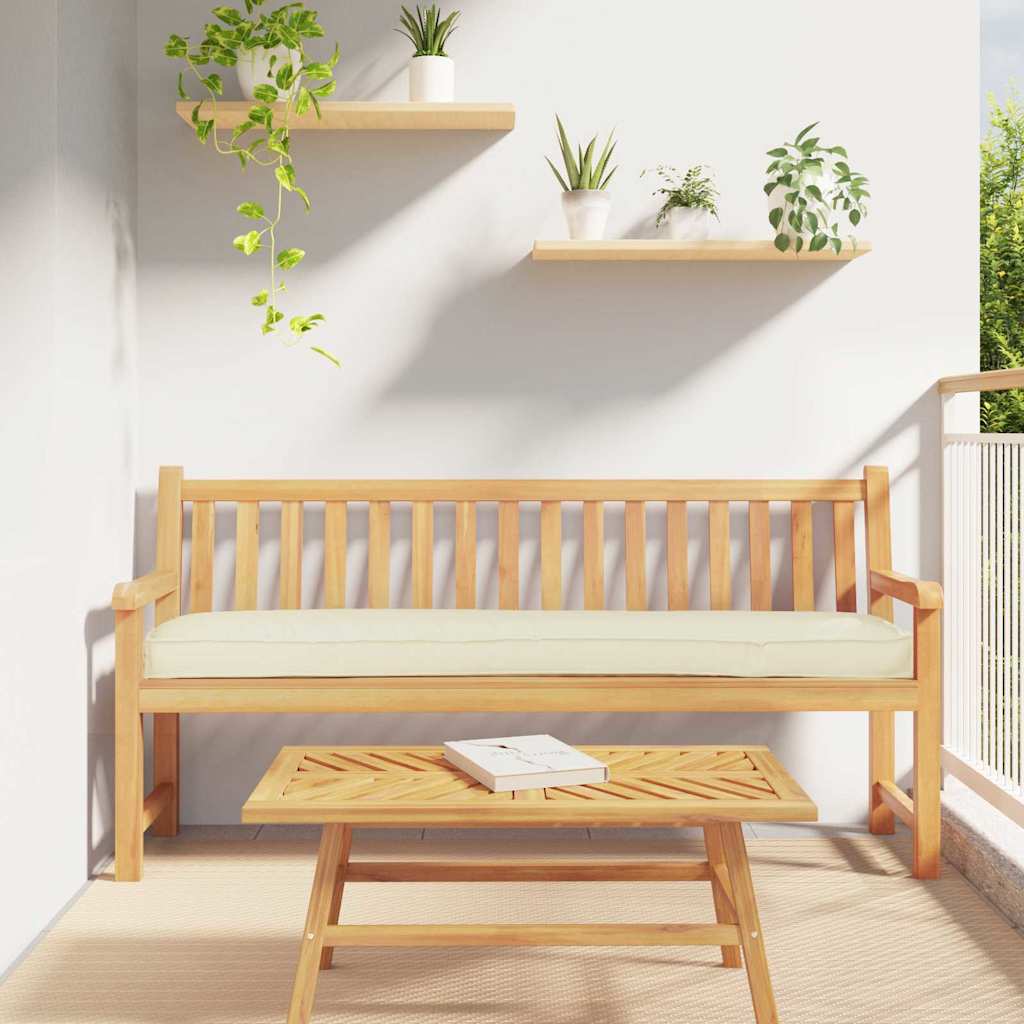 Palettenkissen Creme 180 x 40 x 8 cm Oxford-Stoff