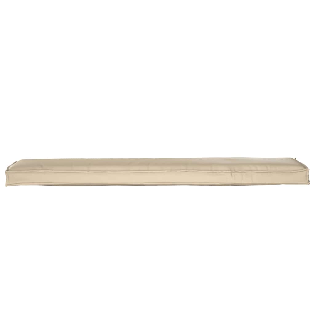 Palettenkissen Beige 180 x 40 x 8 cm Oxford-Stoff