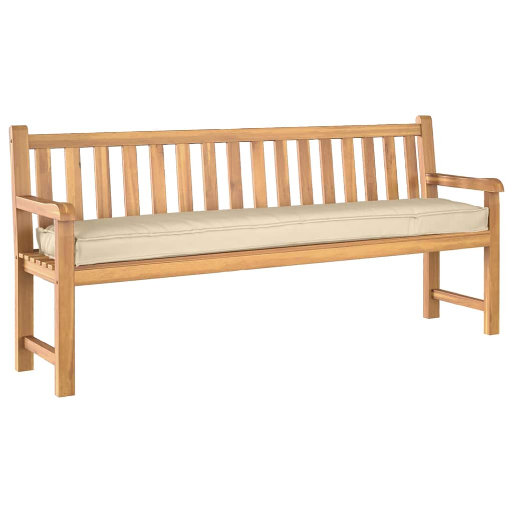 Palettenkissen Beige 180 x 40 x 8 cm Oxford-Stoff
