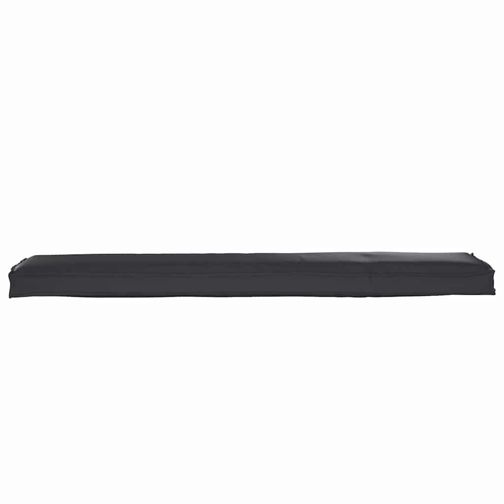 Palettenkissen Schwarz 180 x 40 x 8 cm Oxford-Stoff