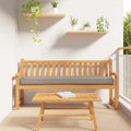 Palettenkissen Taupe 180 x 40 x 8 cm Oxford-Stoff